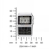 Casio DBC611 Men's 25 Memory Calculator Databank Watch