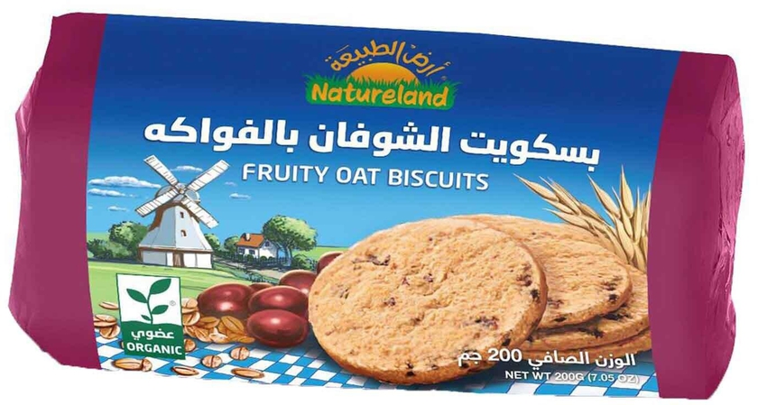 Natureland Fruity Oat Biscuits 200g