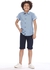 Ktk Blue Casual Short Sleeve Shirt for boys