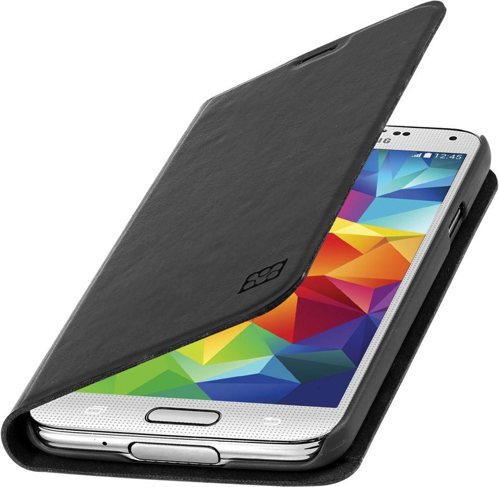 Promate Tama-S5 for Samsung Galaxy S5 Elegant Book-Style Flip Cover - Black