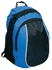 Unisex Various Colour Backpack / School Bag / Student Bag (Black - Blue)