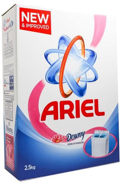 Ariel Detergent with Downy 2.5 Kg