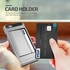 Verus iPhone 6 / 6S Wallet Case Heavy Duty Drop Protection Wallet Card Slot Damda Clip Satin Silver