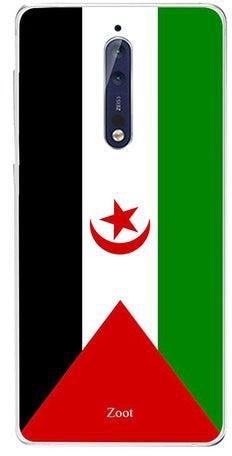 Protective Case Cover For Nokia 8 Western Sahara Flag