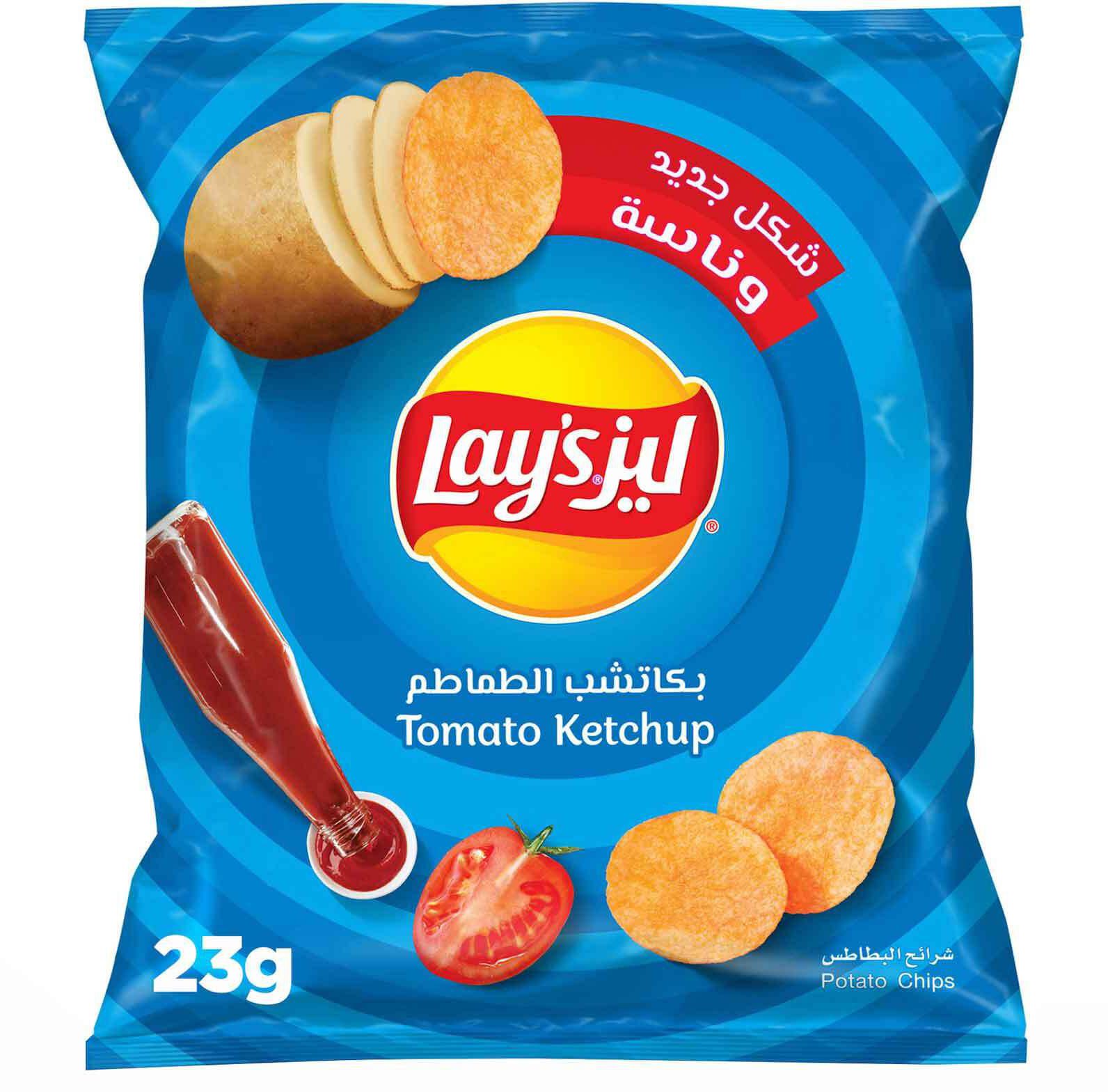 Lay&#39;s tomato ketchup potato chips 23 g