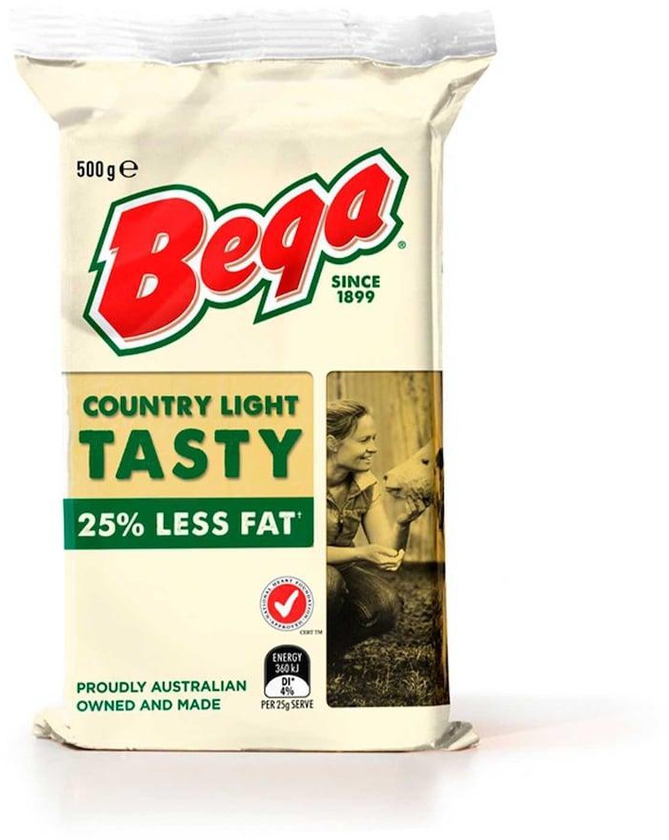 Bega Country Light Tasty Cheese 500g
