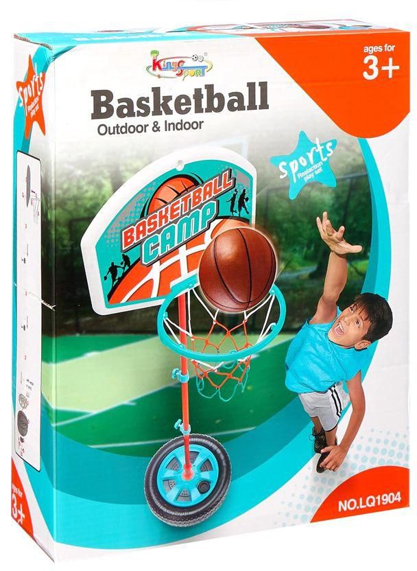 King Sport مجموعة لعب كرة السلة للأطفال