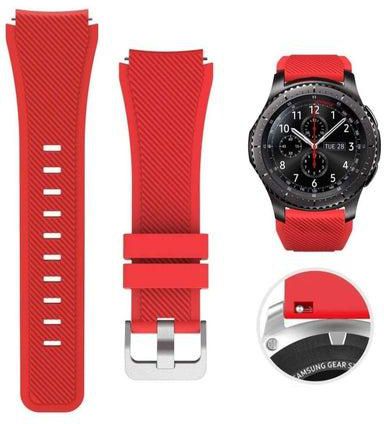 Replacement Band For Samsung Gear S3 Watch 22mm RED