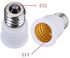 Labymos E12 To E14 Socket Light Lamp Adapter Converter Holder L-ED Light Bulb Adapter