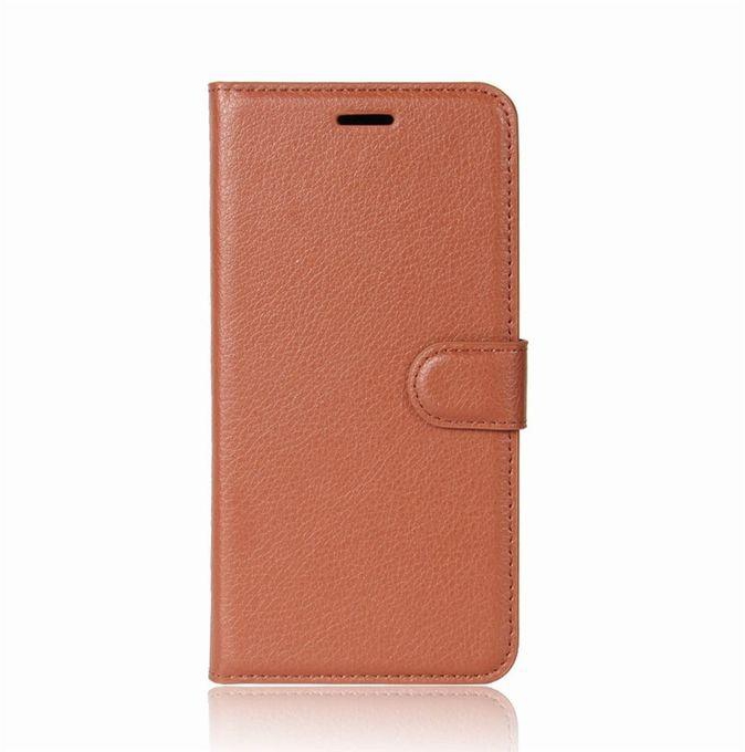 Generic For Sony Xperia XA1 Plus G3412 G3416 G3426 Wallet Case Flip Leather Cover For Sony Xperia XA1 Phone Cases Stand Book Style Funda(Brown)(For Xperia XA1 Plus)