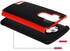 Football Grain PC Silicone Hybrid Case for LG G4 Red