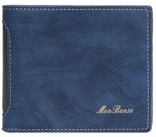 Menbense Men's Leather Wallet Fashionable Durable Leather Wallet Card Holder Mens Wallet