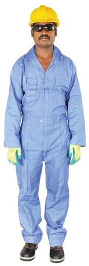 Cotton Safety Coverall Petrol Blue XXL