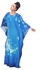Zmurud Modern Digital Jalabiya for Women - Free Size, Blue