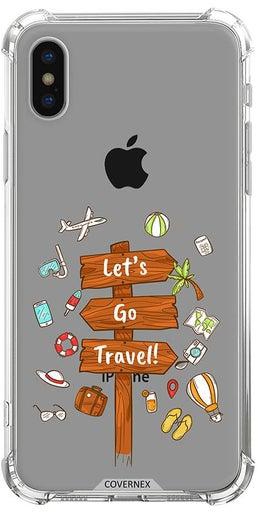 Shockproof Protective Case Cover For Apple iPhone X/XS Lets Go Travel 2