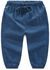 Toddlers Boy's Leisure Pants Solid Color Drawstring Waist Casual Knickers
