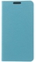 Motorola Nexus 6 Tree Bark Texture Folio Leather Stand Case - Blue