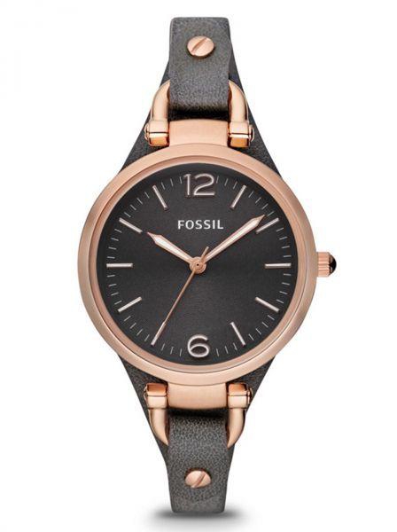 Fossil Georgia for Women - Casual Leather Band Watch - ES3077P