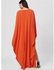 Plunge Neck Cape Bodycon Dress - Jacinth - S