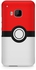 Fonecases4u Pokemon Go Red and White Phone Case Cover for HTC M9