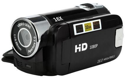 Video Camcorder HD 1080P Handheld Digital Camera 16X Digital Zoom Mini Camera Wearable Devices Underwater Camera POETRY