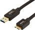 AmazonBasics USB 3.0 Cable - A Male to Micro B - 9 Feet (2.7 Meters)