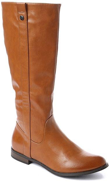 Dejavu Leather Boots - Camel
