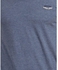 Momo Plain T-shirt Semi Round Neck - Teal Blue