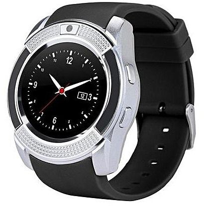 Generic V8 SmartWatch Bluetooth Smartwatch Touch Screen Wrist Watch With  Camera/SIM Card Slot, Waterproof Smart Watch DZ09 X6 VS M2 A1(#silver)  price from jumia in Nigeria - Yaoota!