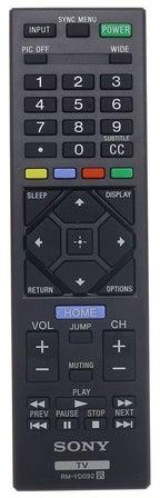 Remote Control For Sony LCD, LED, Bravia Television Sets Black