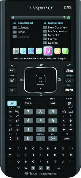 TI-Nspire CAS 3.0 Touch Pad CX Clamshell  أداة تعليم الرياضيات والعلوم، أكثر من مجرد اله حاسبه