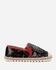 Joy & Roy Sequin Casual Shoes - Black & Red