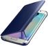 Margoun Samsung S-View Flip Cover for Samsung Galaxy S 6 Edge - Clear Black Sapphire