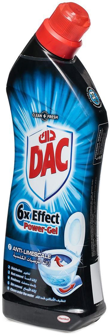 DAC 6x Effect Anti-Limescale Power Gel Bowl Cleaner - 750 ml