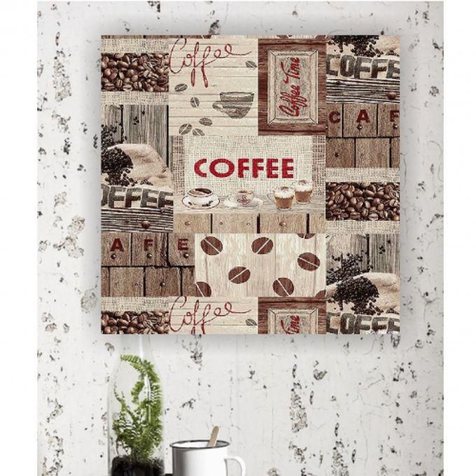 Tableau For Coffee Corner -1 Pcs - 40×40 - Multi Color