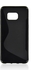 Samsung Galaxy S6 edge Plus G928 - S Shape 0.6mm TPU Phone Cover - Black