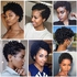 Short Afro Curl Pixie Wigs 100% Human Hair Wig Brazil Remy Human Hair No Lace Wig Boy Hairstyle Kinky Jerry Curly Wig for Men And Women