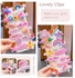 Lekespring Baby Girls Hair Clips, Colorful Hair Rainbow Accessories, Flower Rainbow Candy Fruits Butterfly Cute Hair Clips for Infant and Toddlers(56 PCS)