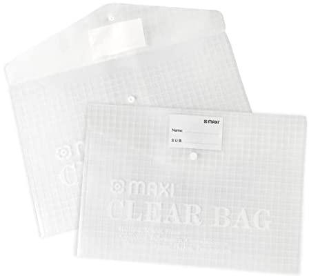 Maxi FOOL SCAP CLEAR BAG WITH NAME CARD CLEAR, 209C