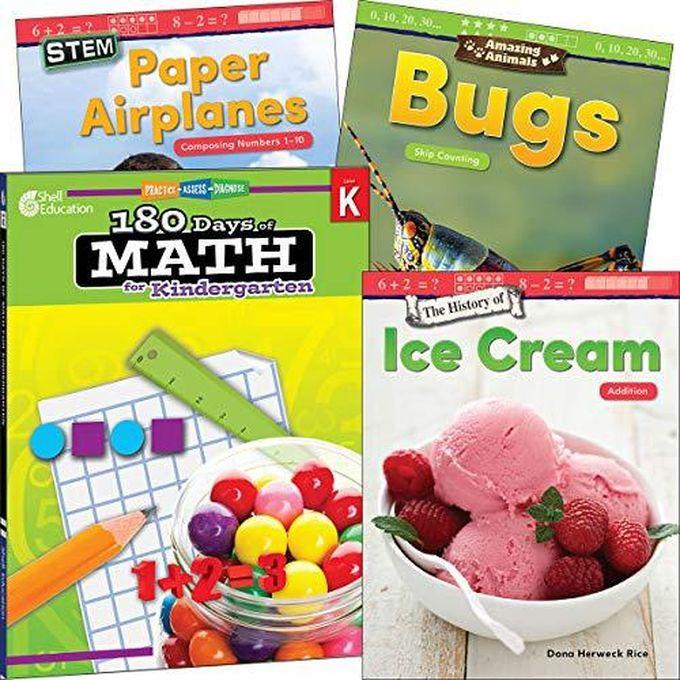 Learn-at-Home: Explore Math Bundle Grade K: 4-Book Set ,Ed. :1 ,Vol. :4