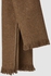 Scarf Collections Solid Wool Winter Scarf/Shawl/Wrap/Keffiyeh/Headscarf/Blanket For Men & Women - Large Size 37x190cm - Coffee
