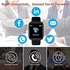 BigPlayer Smart Watch for Men & Women - ID116 Latest Bluetooth Latest 1.3" LED with Daily Activity Tracker, Heart Rate Sensor, BP Monitor, Sports Watch for All Boys & Girls - Black