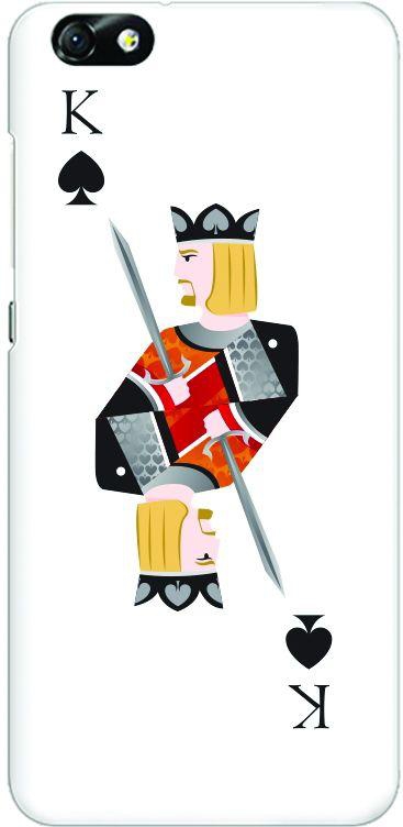 Stylizedd Huawei Honor 4X Slim Snap Case Cover Matte Finish - King of Spades