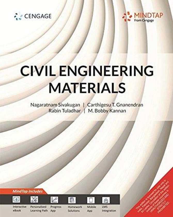 Civil Engineering Materials With Mindtap (india) ,Ed. :1