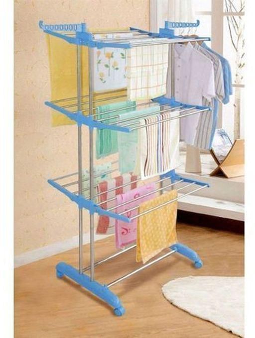 Drying Rack - 3 Layers - White/Blue