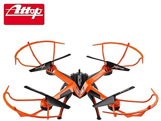 A10 2.4G 4CH 6-Axis Gyro RTF RC Quadcopter Auto Fly Return Drone Toy - Orange