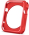 Xonda Screen Protector for Apple Smart Watch 38mm, 2 Pieces With Bumper for Apple Watch, Red