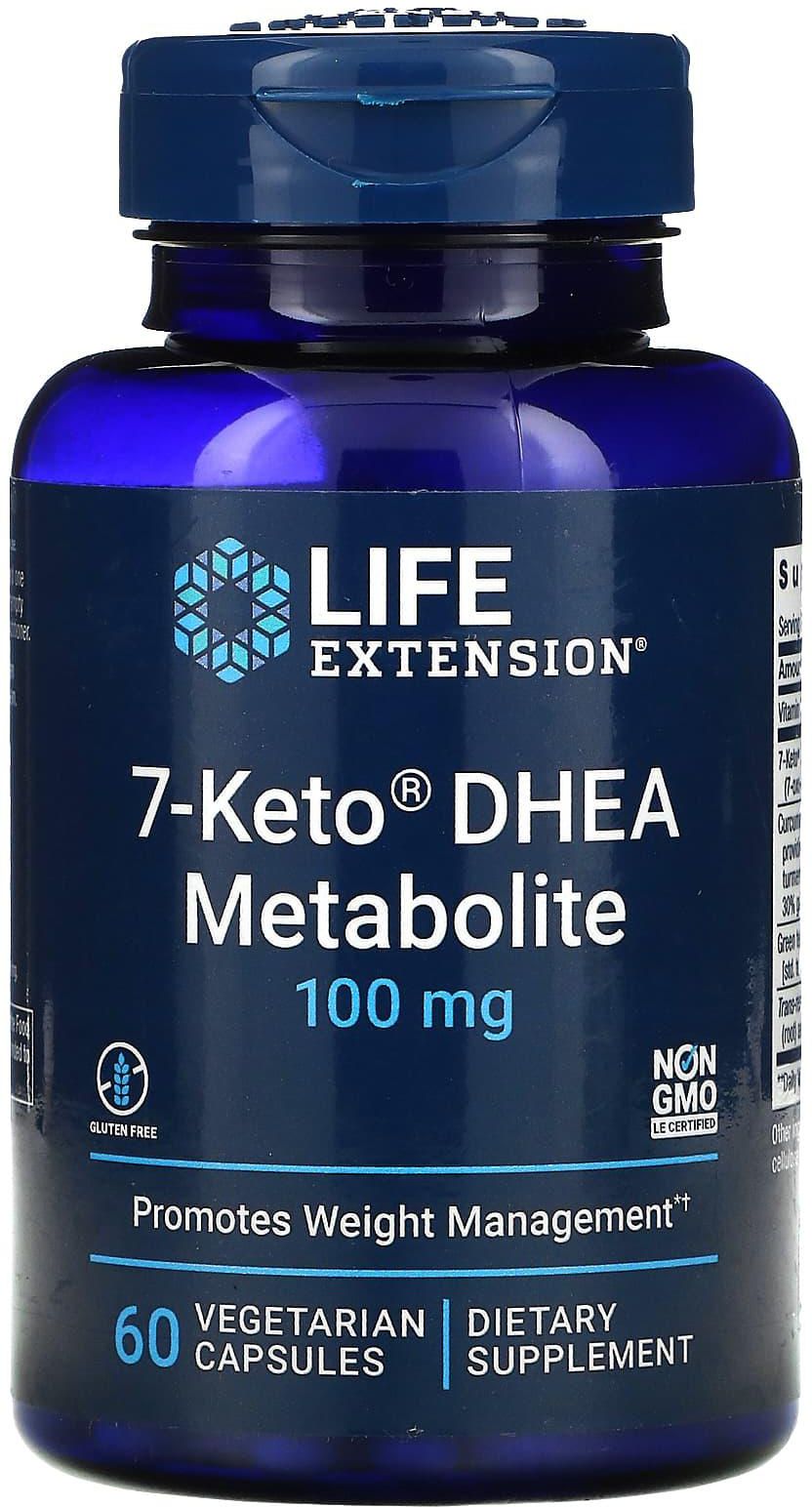 Life Extension‏, 7-Keto، مستقلب ديهيدرو إيبي أندروستيرون، 100 ملجم، 60 كبسولة نباتية
