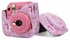 Soft PU Leather Protective Case with Shoulder and Pocket for Fujifilm Instax Mini11 Instant Camera (Horse Pink)