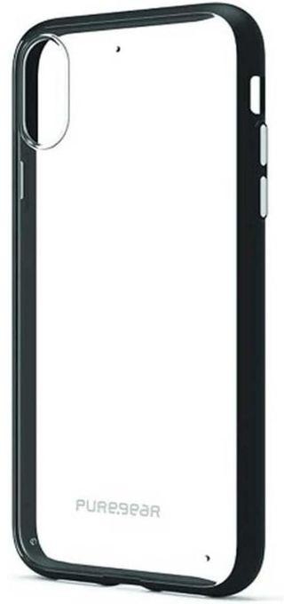 Pure Gear Back Bluff Slim Shell Case For Apple IPhone XS - Clear & Black